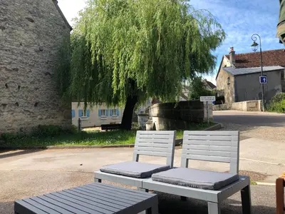 Jardin de l'établissement Auberge du Renard'eau