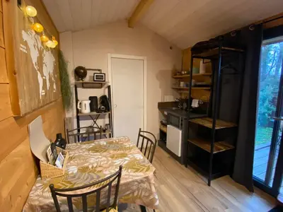 Cuisine ou kitchenette dans l'établissement Les Saugeys