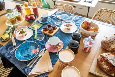 Nourriture dans la maison d'hôtes ou à proximité