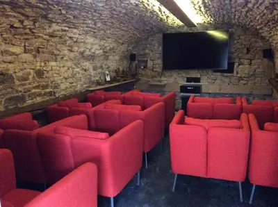 Coin salon dans l'établissement domaine la fontaine du mont