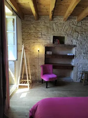Un ou plusieurs lits dans un hébergement de l'établissement la bulle de Chapaize