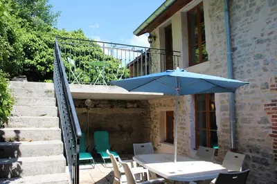 Terrasse ou espace extérieur de l'établissement gîte 