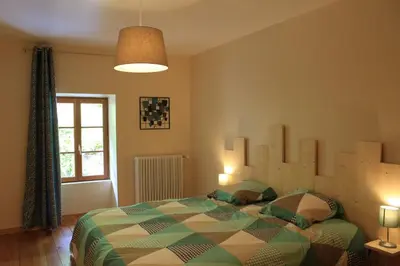 Un ou plusieurs lits dans un hébergement de l'établissement gîte 
