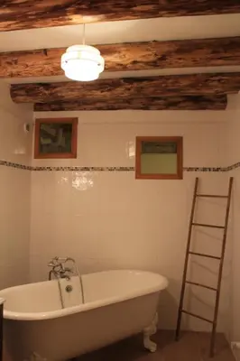 Salle de bains dans l'établissement gîte 