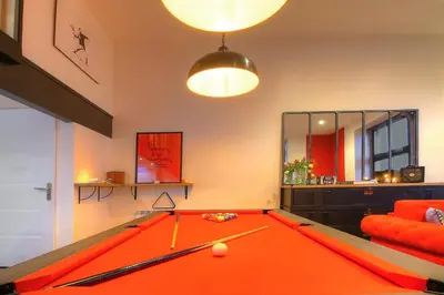 Un ou plusieurs lits dans un hébergement de l'établissement Academy's Loft