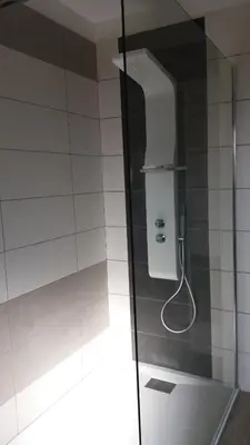Salle de bains dans l'établissement Gîte du val d' Armançon