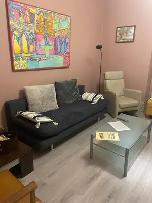 Coin salon dans l'établissement Gîte Chanay 80 m2 Tournus 2 chambres