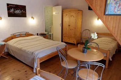 Un ou plusieurs lits dans un hébergement de l'établissement Chambres d'hotes à Autun