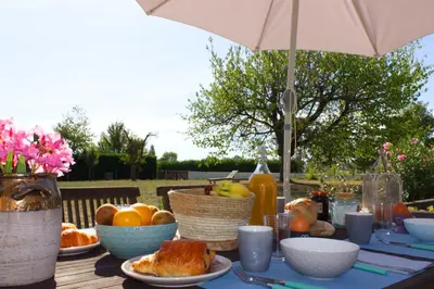 Nourriture dans la maison d'hôtes ou à proximité