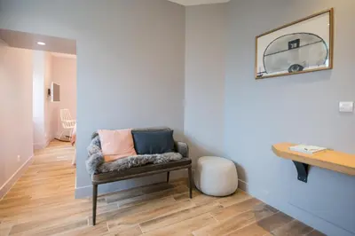 Coin salon dans l'établissement La Maison Deveney-Mars