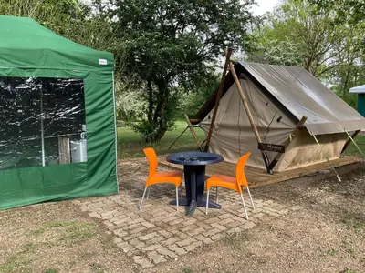 Plan de l'établissement Camping Le Canoë