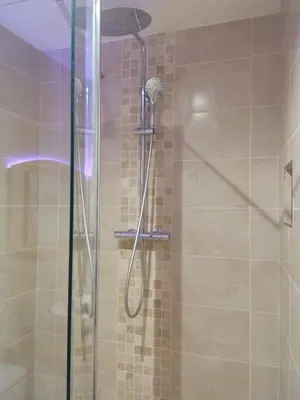 Salle de bains dans l'établissement La Musette