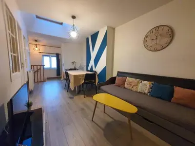 Coin salon dans l'établissement RnB Locations Mâcon