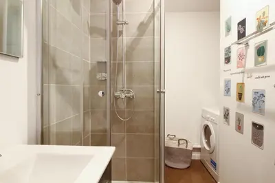 Salle de bains dans l'établissement STUDIO LE CHOUETTE