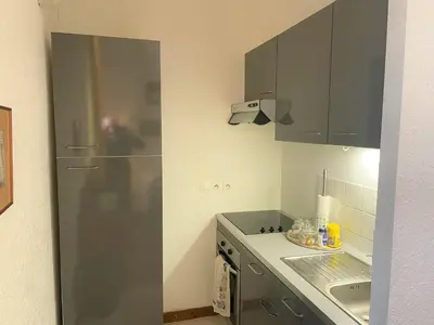 Cuisine ou kitchenette dans l'établissement Très bel appartement dijonnais place Wilson GUTEMBERT