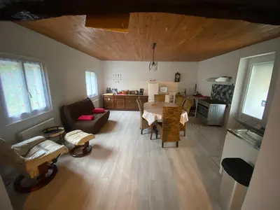 Cuisine ou kitchenette dans l'établissement La petite Maison