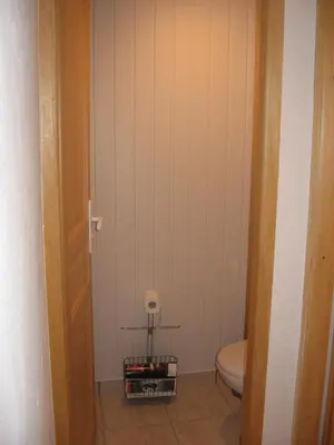 Salle de bains dans l'établissement Chez Robert et Catherine