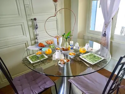 Nourriture dans la maison d'hôtes ou à proximité