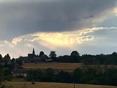 Paysage naturel près de la maison de vacances