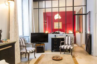Coin salon dans l'établissement Le Loisy