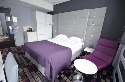 Un ou plusieurs lits dans un hébergement de l'établissement Best Western Dijon Centre Gare