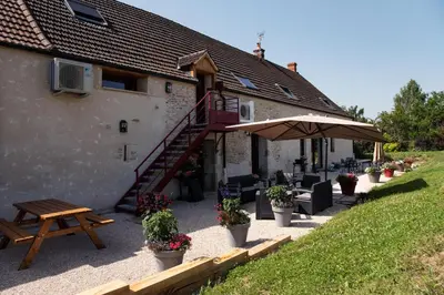 Jardin de l'établissement Gite 1er Cru - La Loubertine