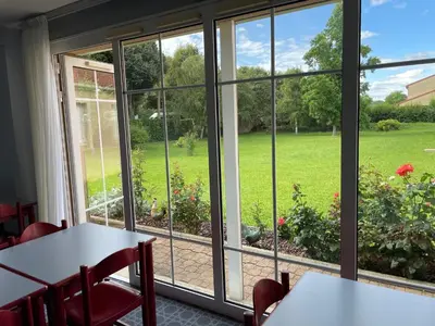 Jardin de l'établissement Hotel Saint Odilon