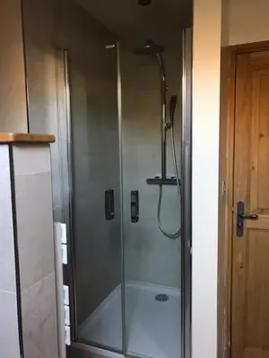 Salle de bains dans l'établissement Le Dosne