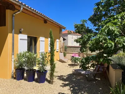 Jardin de l'établissement Le Clos De Quintaine Gîtes de Charme