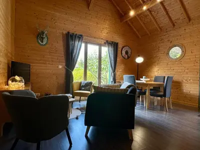 Coin salon dans l'établissement Sous le Cerisier