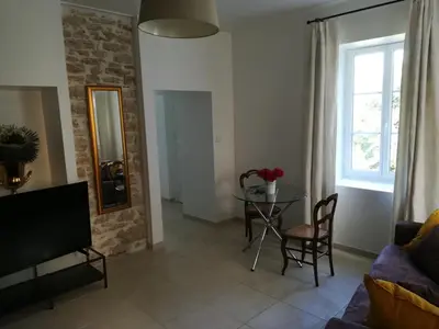 Coin salon dans l'établissement Le Clos des Cygnes