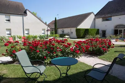 Jardin de l'établissement Hotel l'Orée Des Vignes