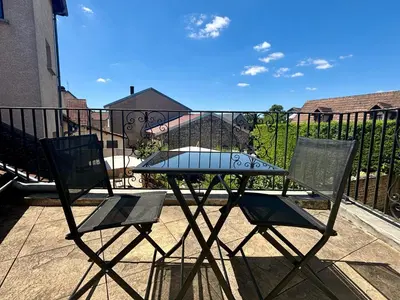 Balcon ou terrasse dans l'établissement Hôtel Losset