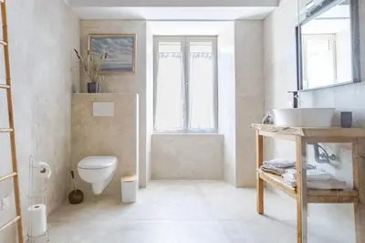 Salle de bains dans l'établissement La Maison de Souhey