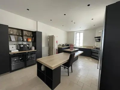 Cuisine ou kitchenette dans l'établissement Manoir de Villamont