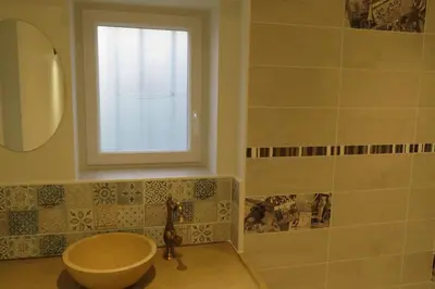 Salle de bains dans l'établissement La Layotte