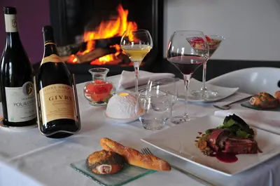 Boissons dans l'établissement Hôtel Restaurant La Montagne De Brancion