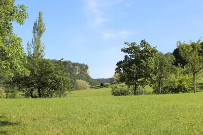 Paysage naturel près de la maison de vacances