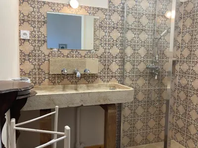 Salle de bains dans l'établissement La Buffonnerie