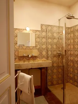 Salle de bains dans l'établissement La Buffonnerie