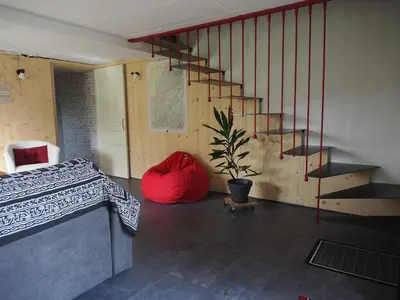 Coin salon dans l'établissement Escale en Revermont