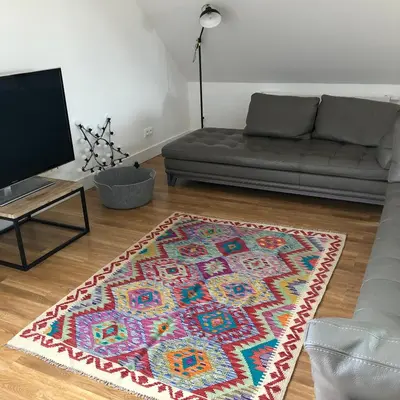 Télévision ou salle de divertissement dans l'établissement Le Loft Deveney-Mars