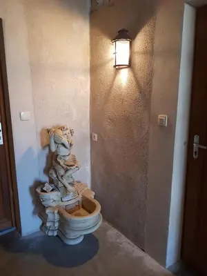 Salle de bains dans l'établissement Gîte Micha