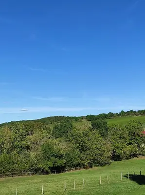 Paysage naturel près de la maison de vacances