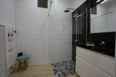 Salle de bains dans l'établissement Clos Grimont