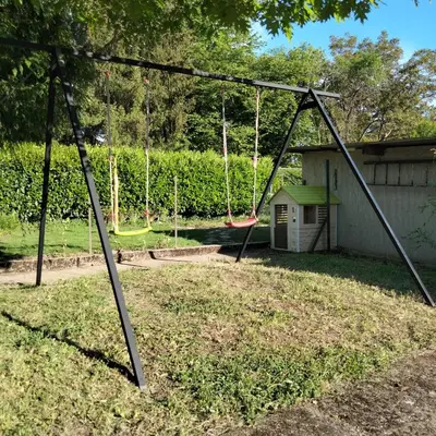 Jardin de l'établissement Les 3 orchidées
