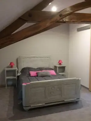 Un ou plusieurs lits dans un hébergement de l'établissement Les petites Fourches
