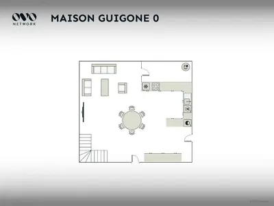 Plan de l'établissement Maison Guigone - OVO Network