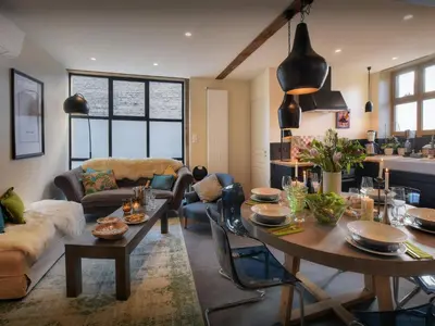 Coin salon dans l'établissement Maison Guigone - OVO Network