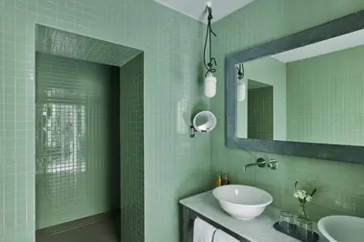 Salle de bains dans l'établissement COMO Le Montrachet